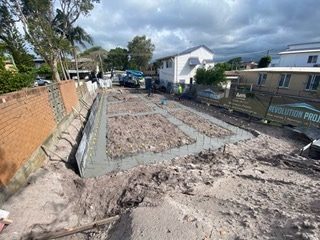 Concreting Completed For Foundations — Luxury Home Builders in Gold Coast, NSW